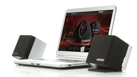 The Monitor Audio Airstream WS100 is a 2.0 wireless speaker system for 