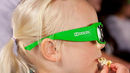 Queen checks out 3D speech with sparkly custom specs