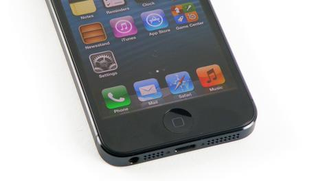 iPhone 5S to house fingerprint sensor within sapphire, convex home button?