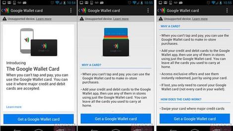 Google mentions Google Wallet card on help site, removes references