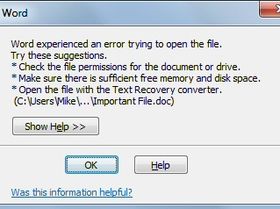 9 ways to recover a corrupt Microsoft Office file