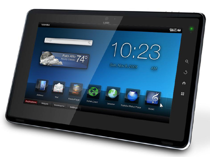 toshiba folio 420 100 iPad alternatives: PalmPad, PlayBook, Galaxy