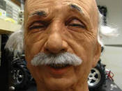 Robot Einstein learns to smile