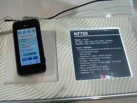 KF700 touch phone leads LG charge at Mobile World Congress