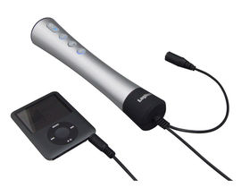 Karaoke mic for wireless in-car entertainment